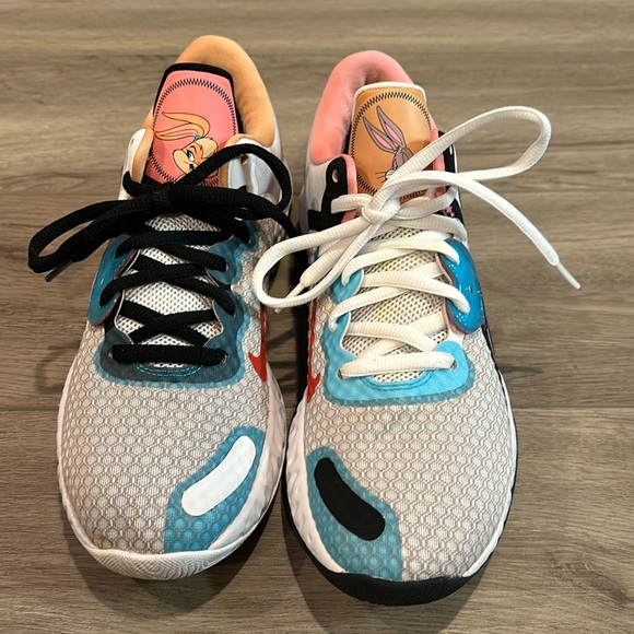 Size 10 - Mens Nike Renew Elevate 2 x Space Jam Hares 2021 Multicolor EUC - Picture 2 of 8